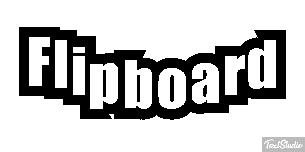 Flipboard Effet de texte