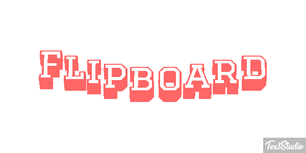 Flipboard Effet de texte