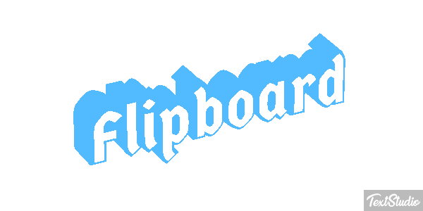 Flipboard Effet de texte