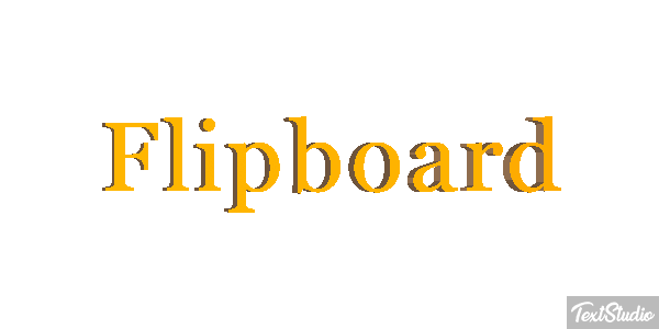 Flipboard Effet de texte