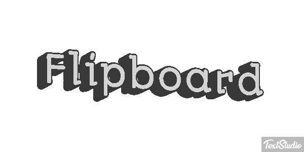 Flipboard Effet de texte