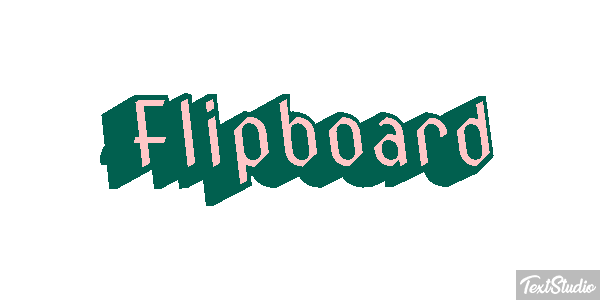 Flipboard Effet de texte