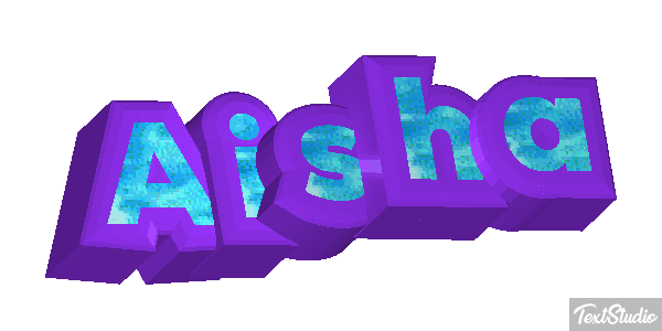 Aisha Текстовый эффект