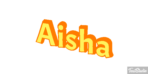 Aisha Текстовый эффект