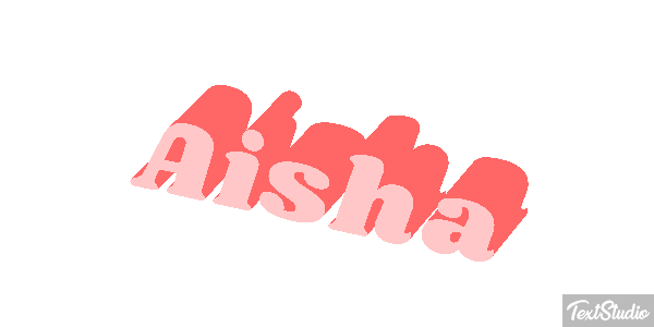 Aisha Текстовый эффект
