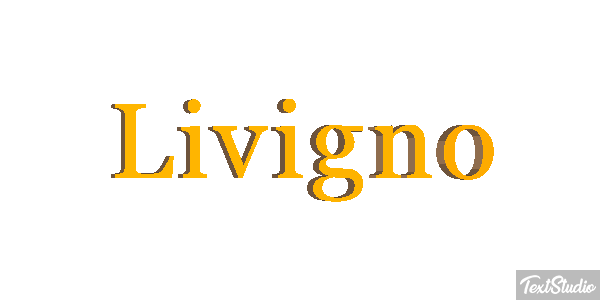 Livigno Efekt tekstowy