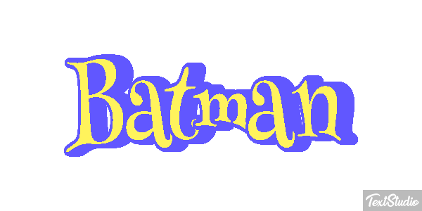 Batman Effetto testo