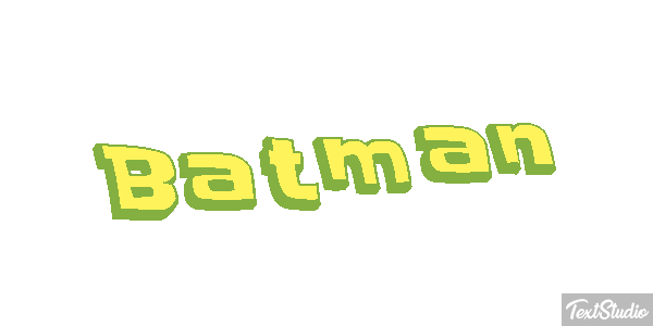 Batman Effetto testo