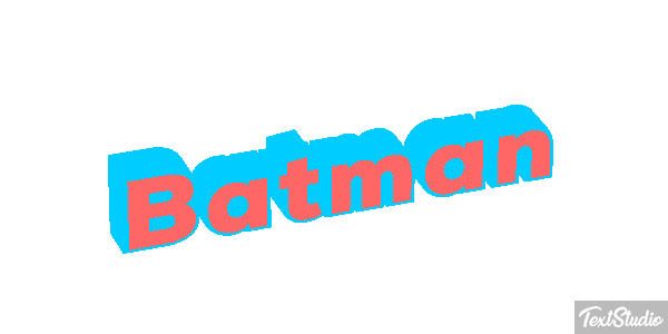 Batman Effetto testo