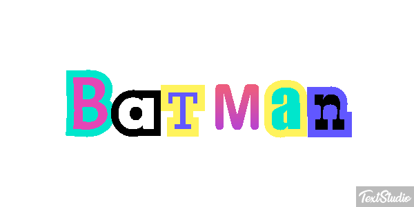 Batman Effetto testo