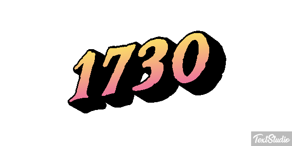 1730 Текстовый эффект