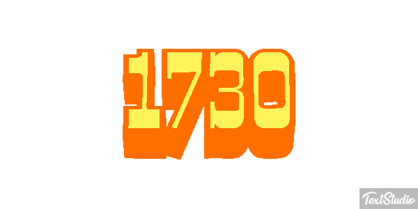 1730 Текстовый эффект