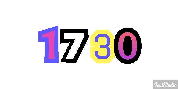 1730 Текстовый эффект