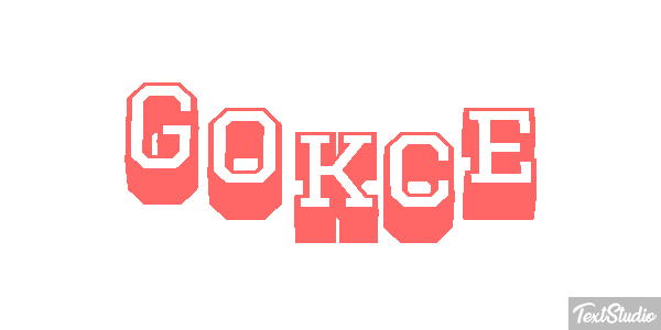 Gökçe Texteffekt