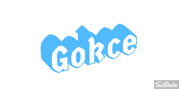 Gökçe Texteffekt