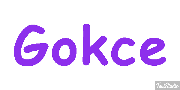 Gökçe Texteffekt