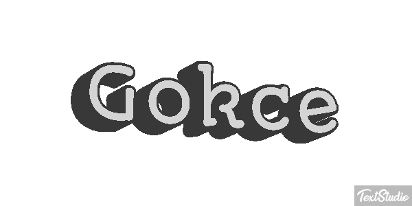 Gökçe Texteffekt
