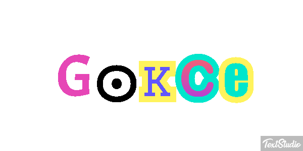 Gökçe Texteffekt