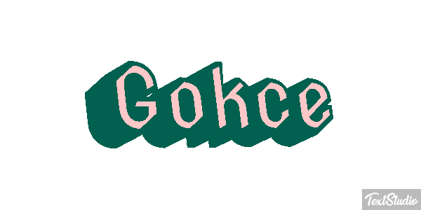 Gökçe Texteffekt