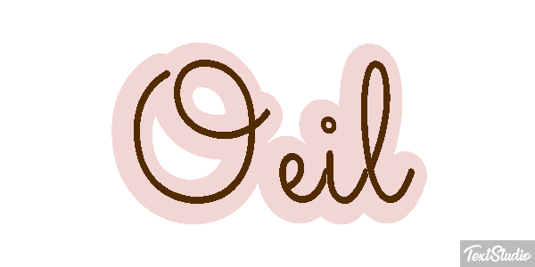 Oeil Текстовый эффект