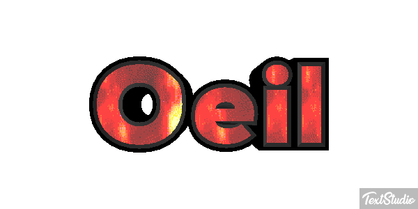 Oeil Текстовый эффект