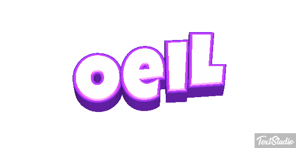 Oeil Текстовый эффект