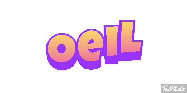 Oeil Текстовый эффект