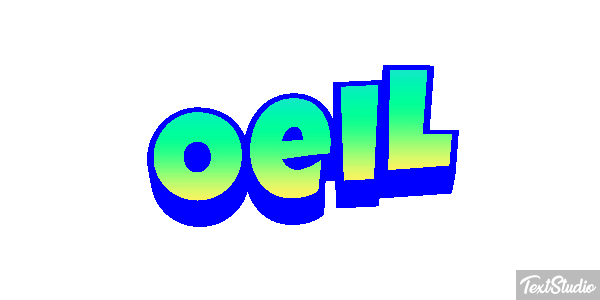 Oeil Текстовый эффект