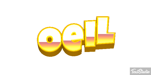 Oeil Текстовый эффект