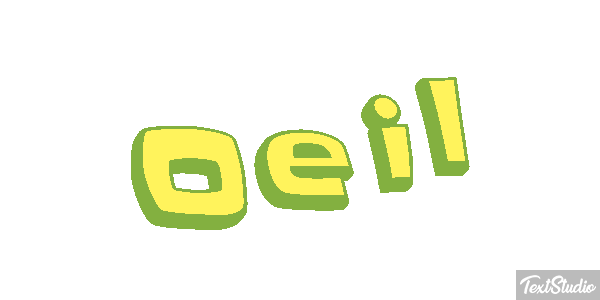 Oeil Текстовый эффект