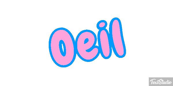 Oeil Текстовый эффект