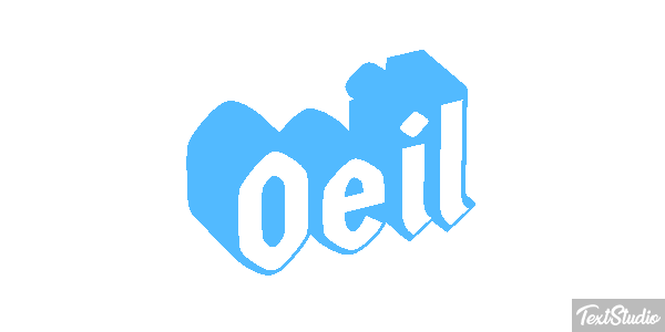 Oeil Текстовый эффект