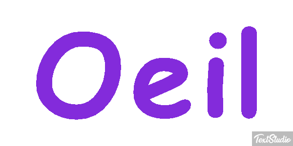 Oeil Текстовый эффект