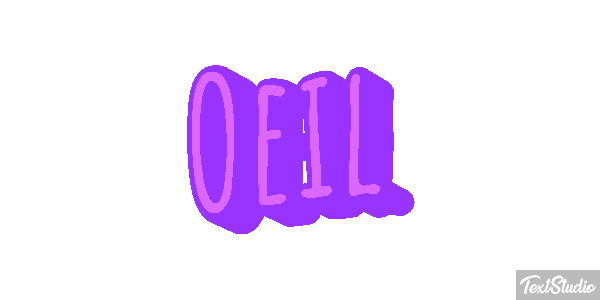 Oeil Текстовый эффект