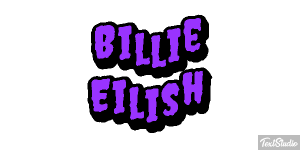 Billie Eilish Efeito do texto