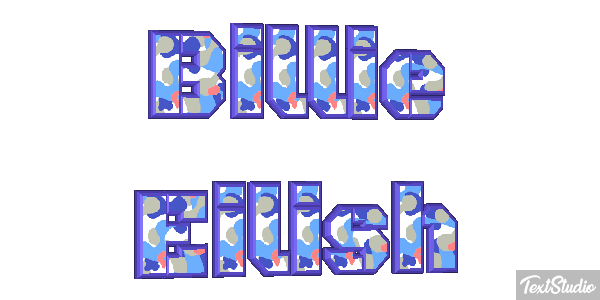 Billie Eilish Efeito do texto