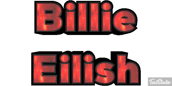 Billie Eilish Efeito do texto