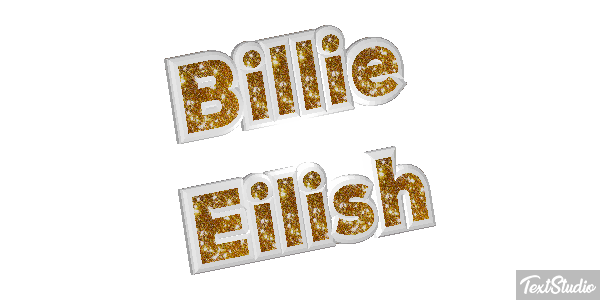 Billie Eilish Efeito do texto