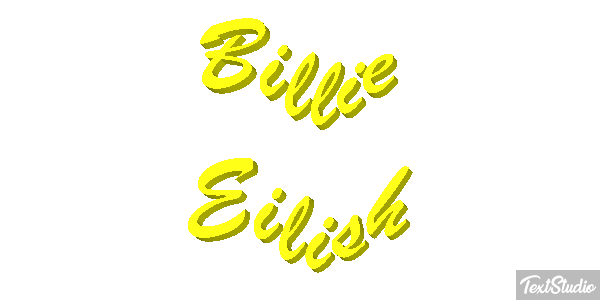 Billie Eilish Efeito do texto