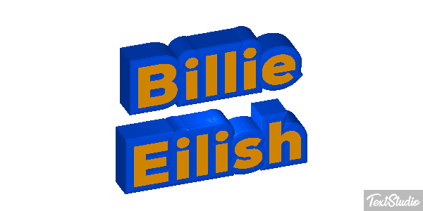 Billie Eilish Efeito do texto