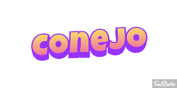 Conejo Effetto testo