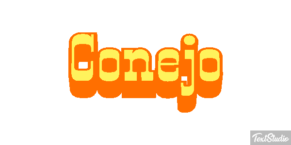 Conejo Effetto testo