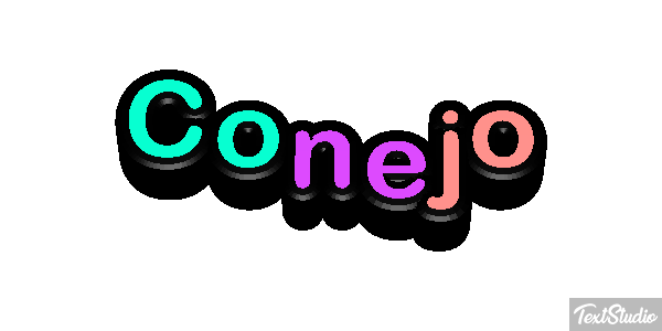 Conejo Effetto testo