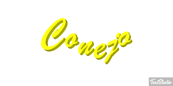 Conejo Effetto testo