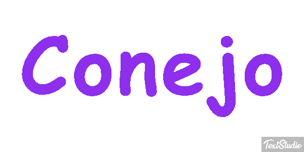 Conejo Effetto testo
