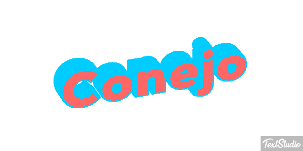 Conejo Effetto testo