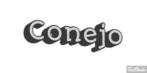 Conejo Effetto testo
