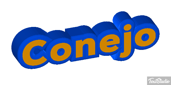 Conejo Effetto testo