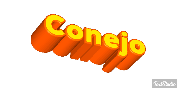 Conejo Effetto testo