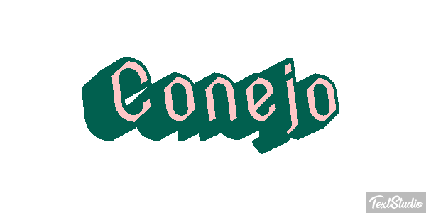 Conejo Effetto testo